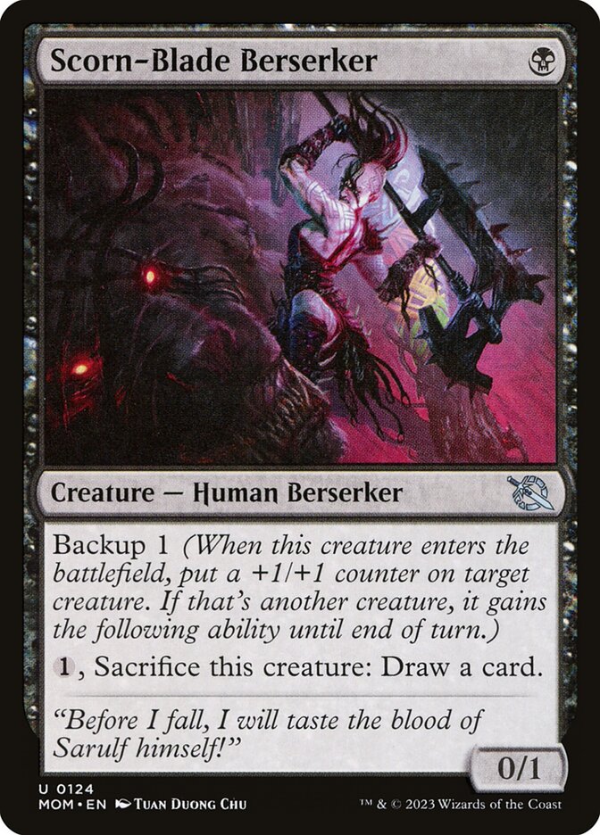 Scorn-Blade Berserker [March of the Machine] (124)