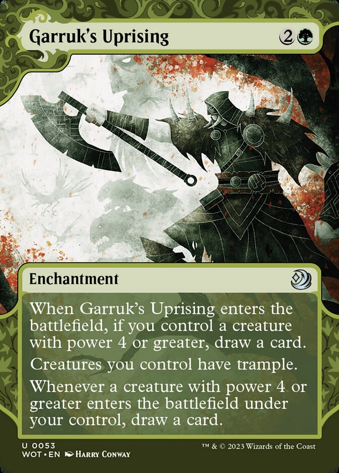 Garruk's Uprising [Wilds of Eldraine: Enchanting Tales] (53)
