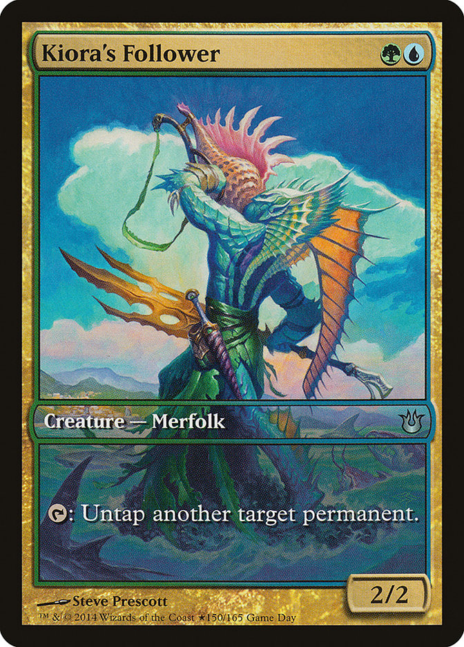 Kiora's Follower [Born of the Gods Promos] (150)