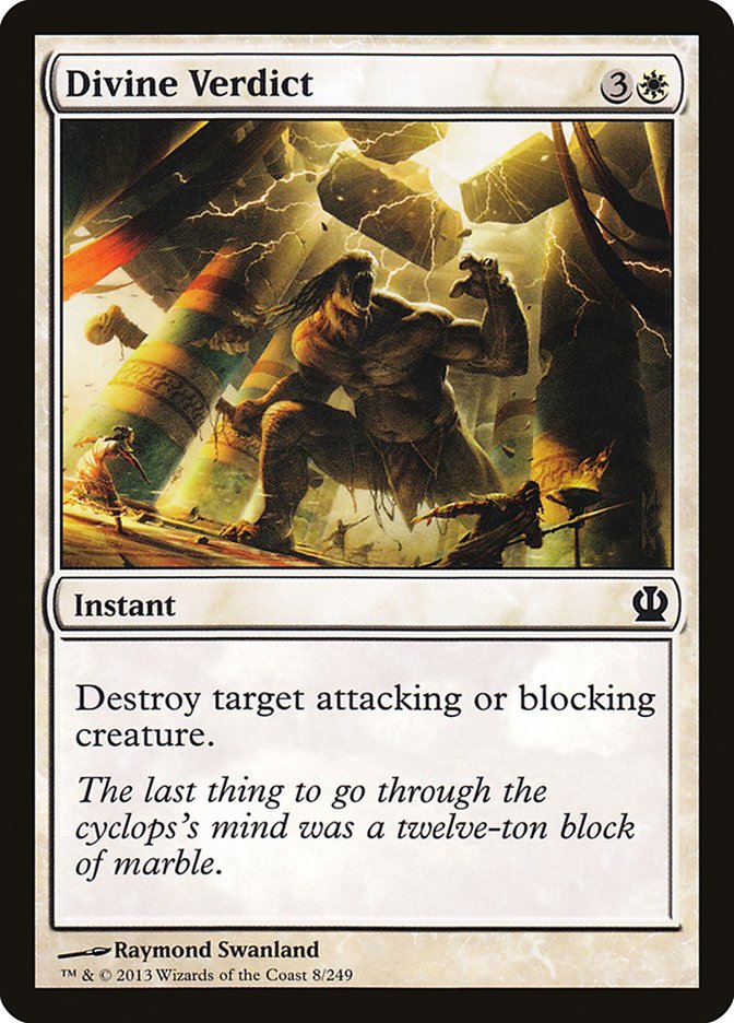 Divine Verdict [Theros] (8)