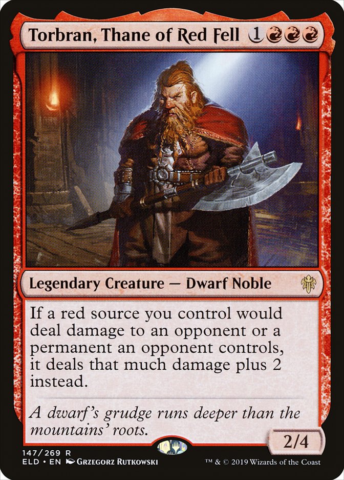 Torbran, Thane of Red Fell [Throne of Eldraine] (147)