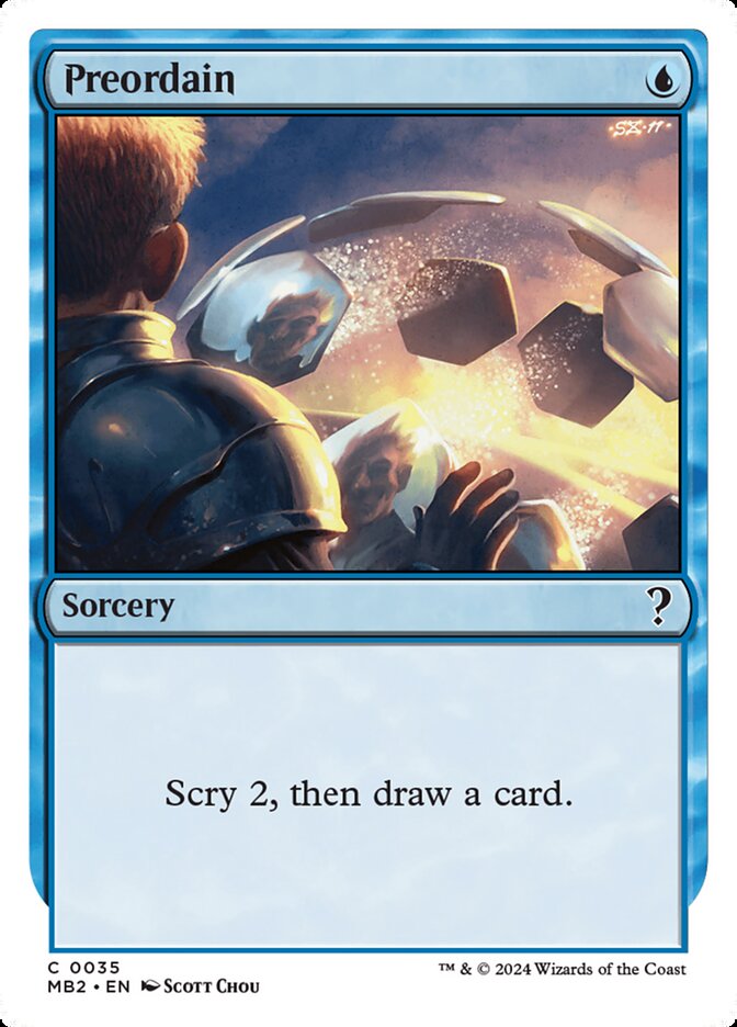 Preordain [Mystery Booster 2] (35)