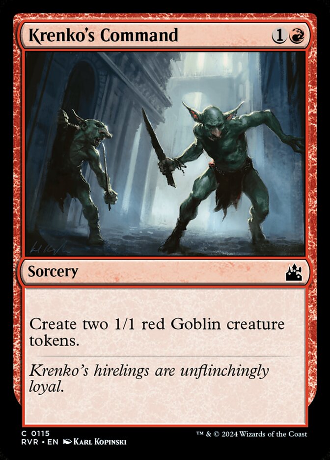 Krenko's Command [Ravnica Remastered] (115)