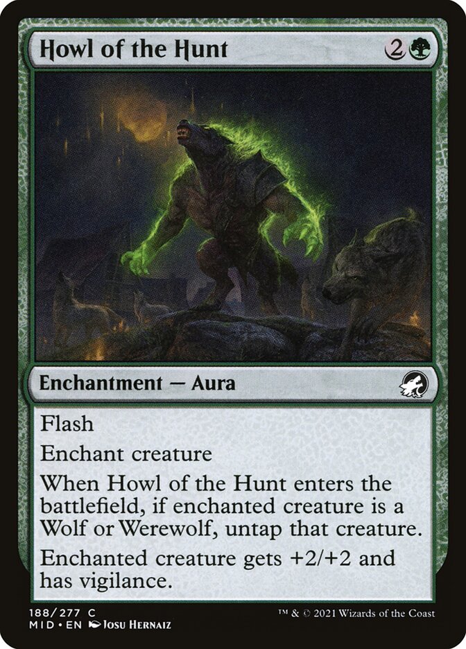 Howl of the Hunt [Innistrad: Midnight Hunt] (188)