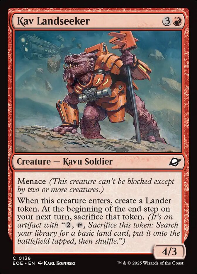 Kav Landseeker [Edge of Eternities] (138)