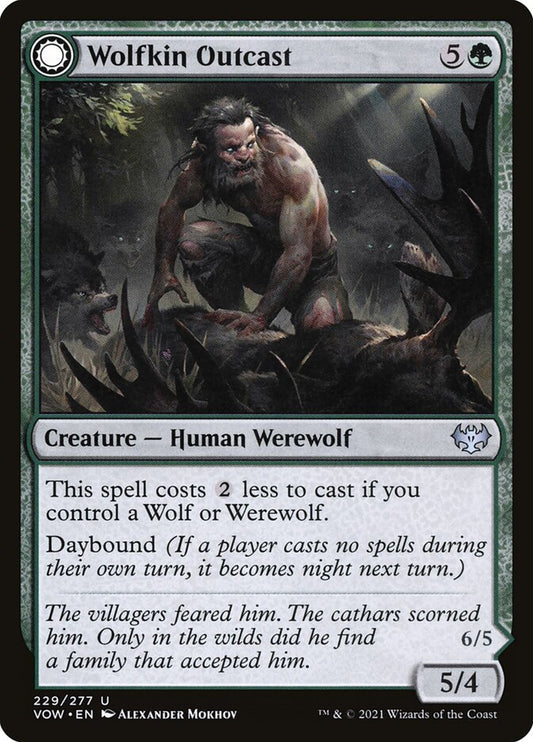 Wolfkin Outcast [Innistrad: Crimson Vow] (229)