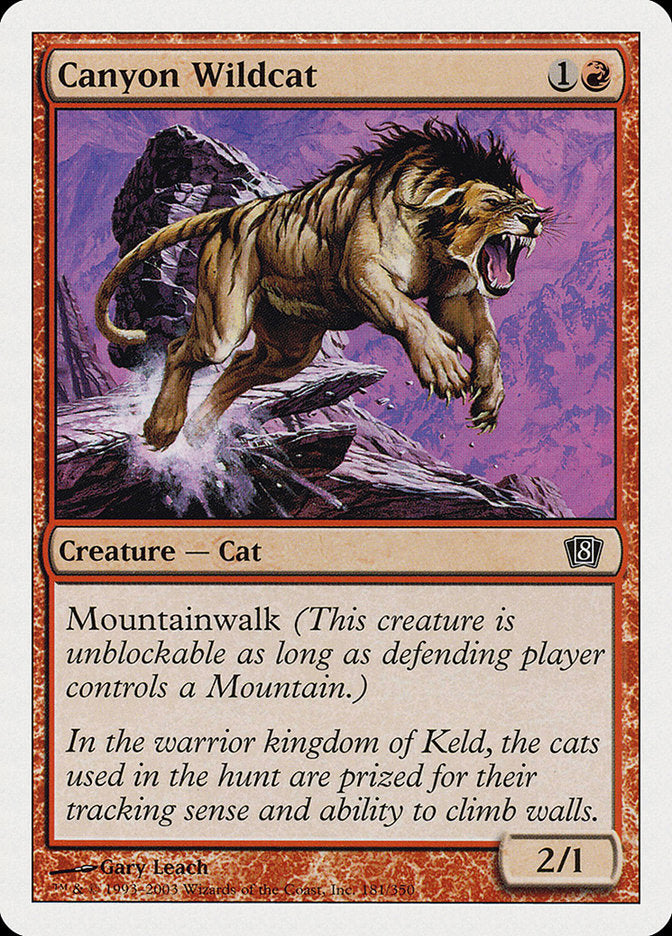 Canyon Wildcat [Eighth Edition] (181)