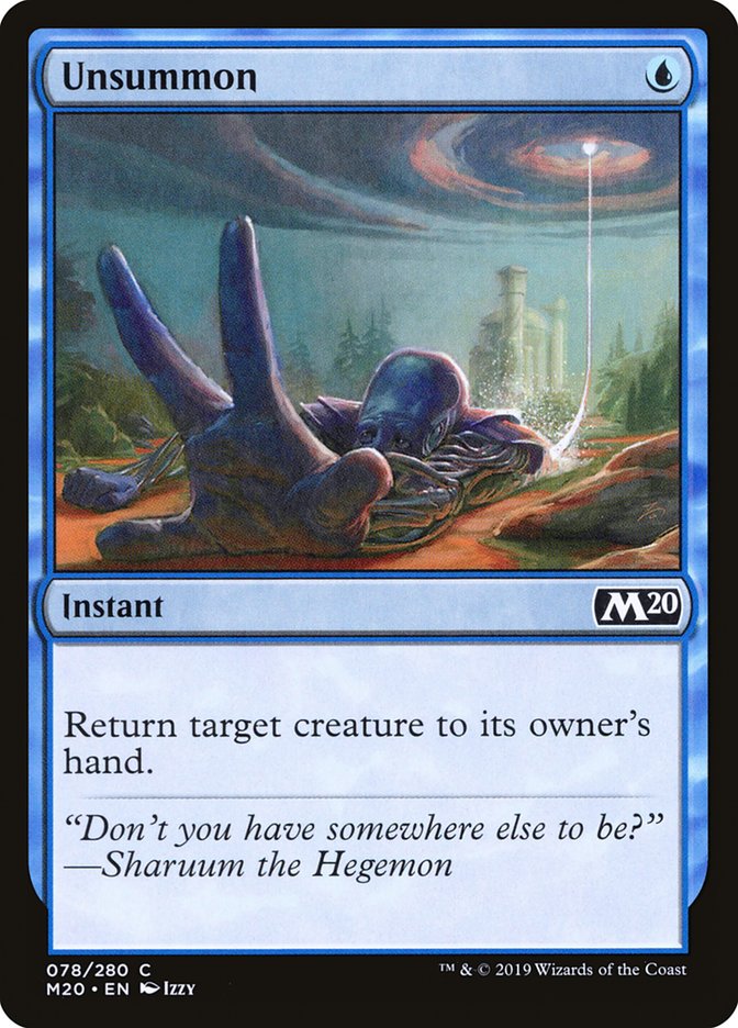 Unsummon [Core Set 2020] (78)