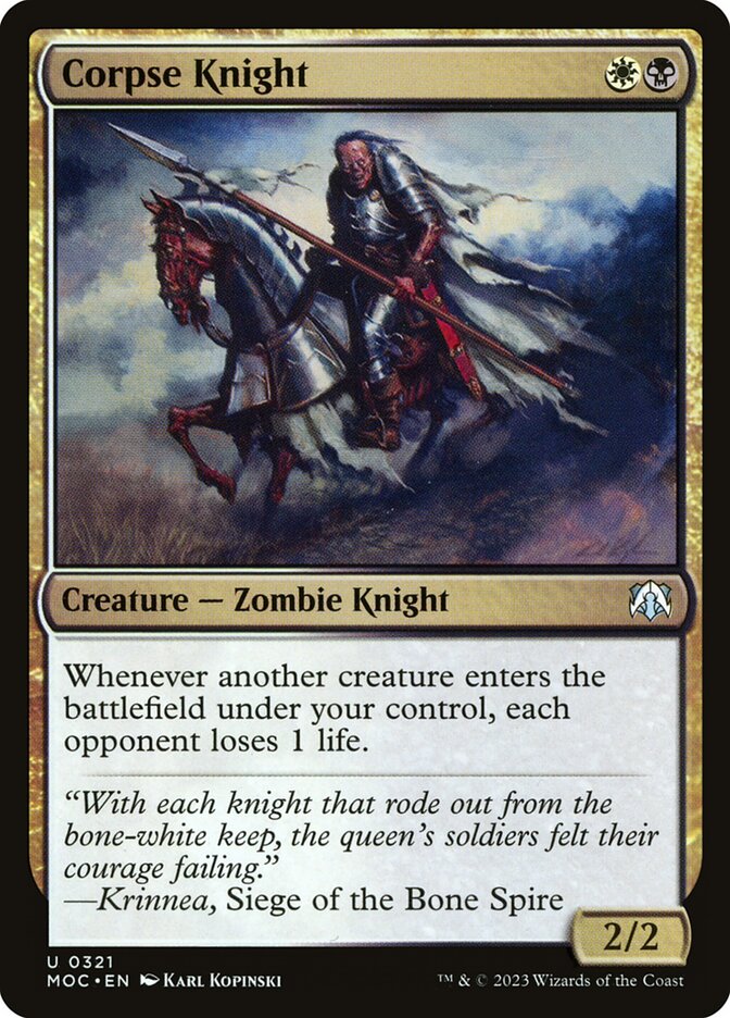 Corpse Knight [March of the Machine Commander] (321)
