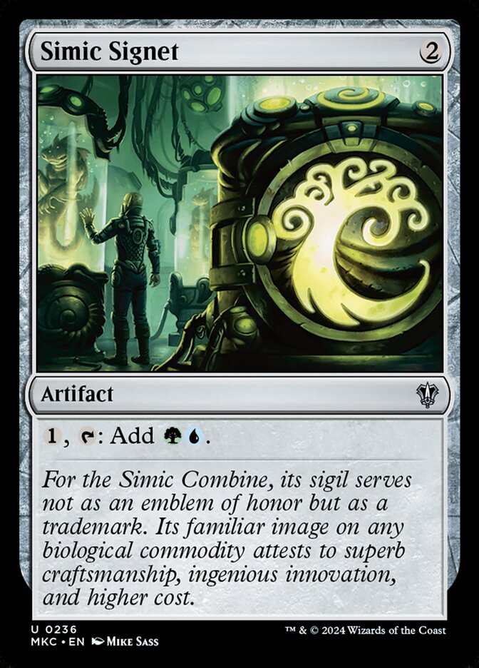 Simic Signet [Murders at Karlov Manor Commander] (236)