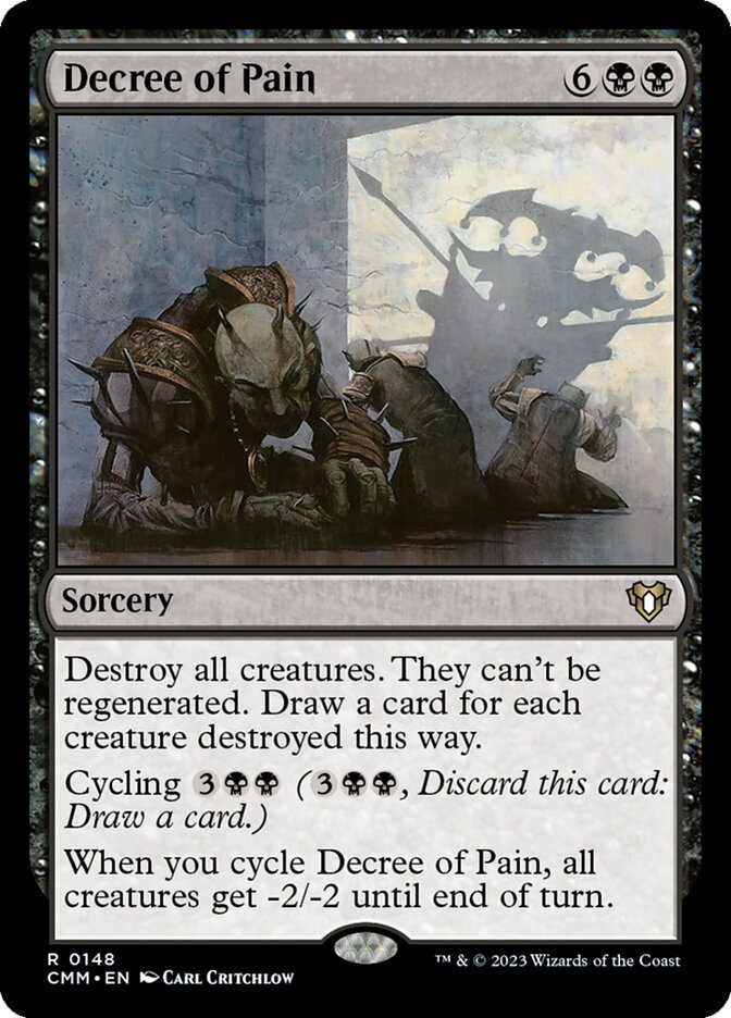 Decree of Pain [Commander Masters] (148)