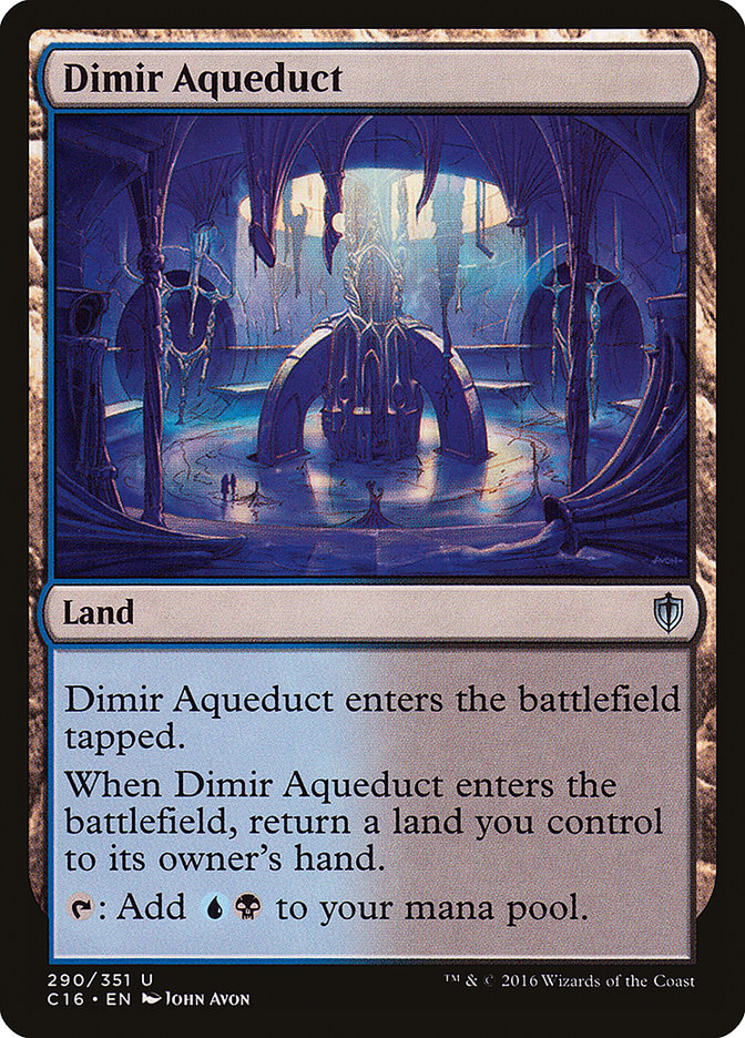 Dimir Aqueduct [Commander 2016] (290)