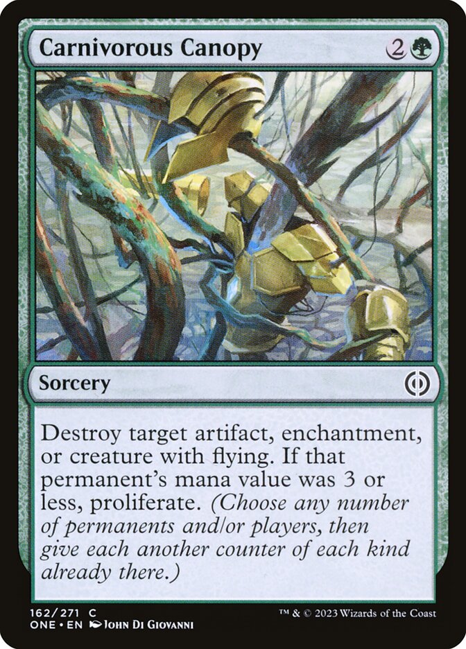 Carnivorous Canopy [Phyrexia: All Will Be One] (162)