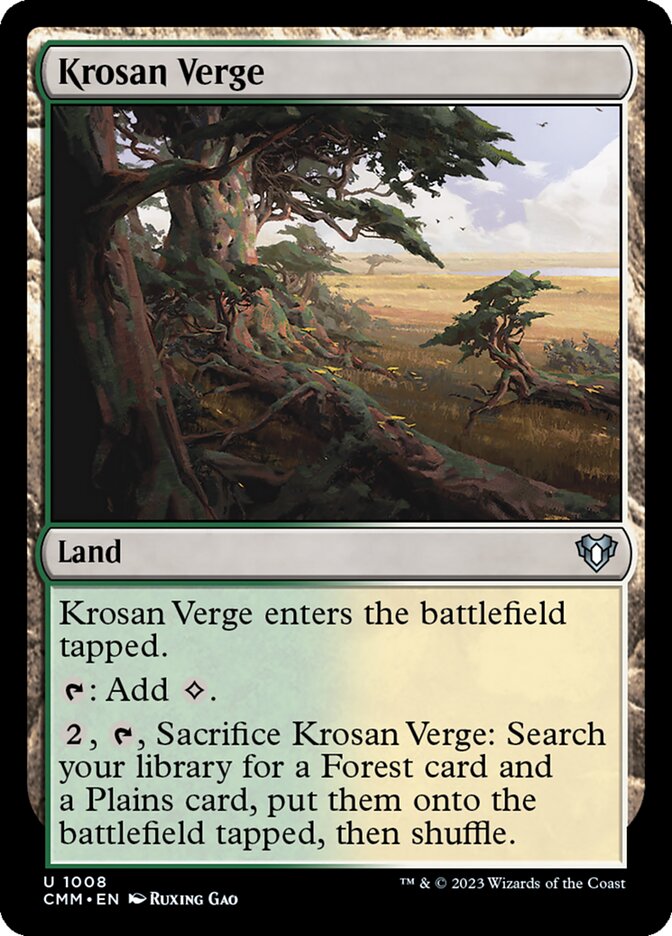 Krosan Verge [Commander Masters] (1008)