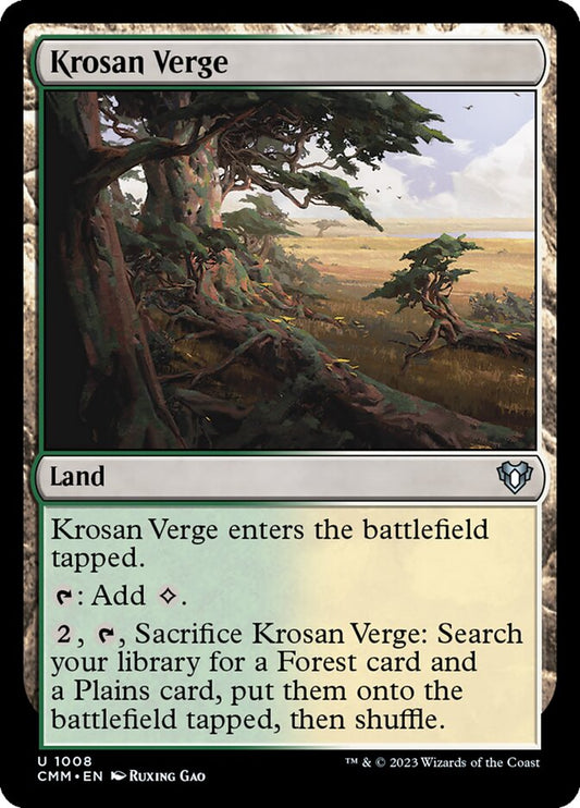 Krosan Verge [Commander Masters] (1008)