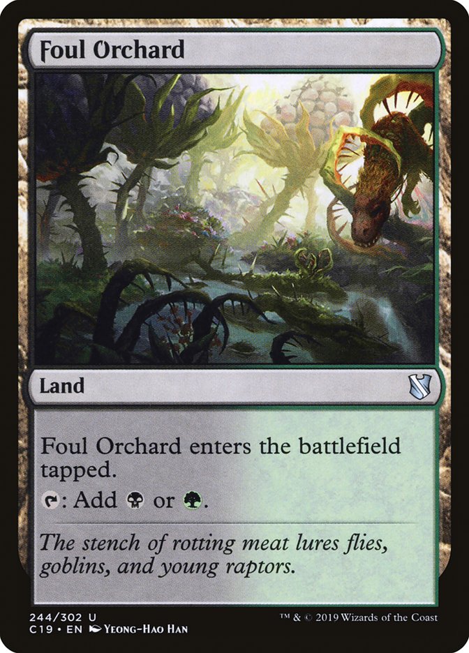 Foul Orchard [Commander 2019] (244)