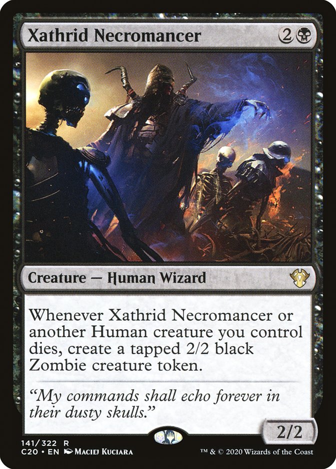 Xathrid Necromancer [Commander 2020] (141)