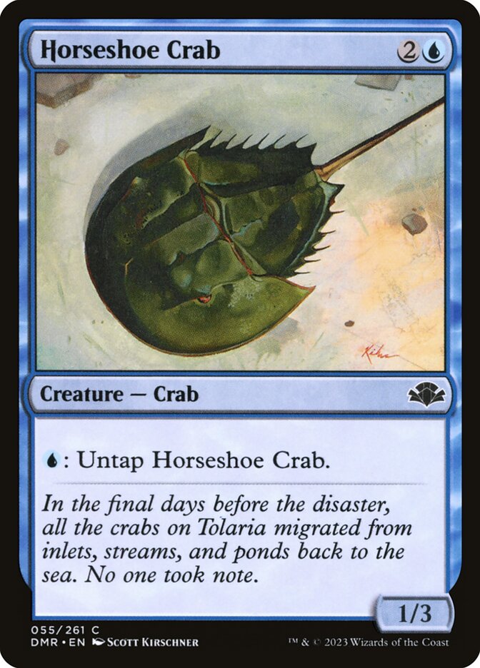 Horseshoe Crab [Dominaria Remastered] (55)