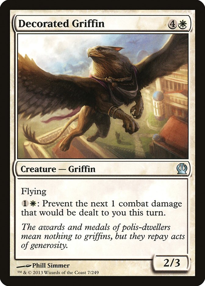 Decorated Griffin [Theros] (7)