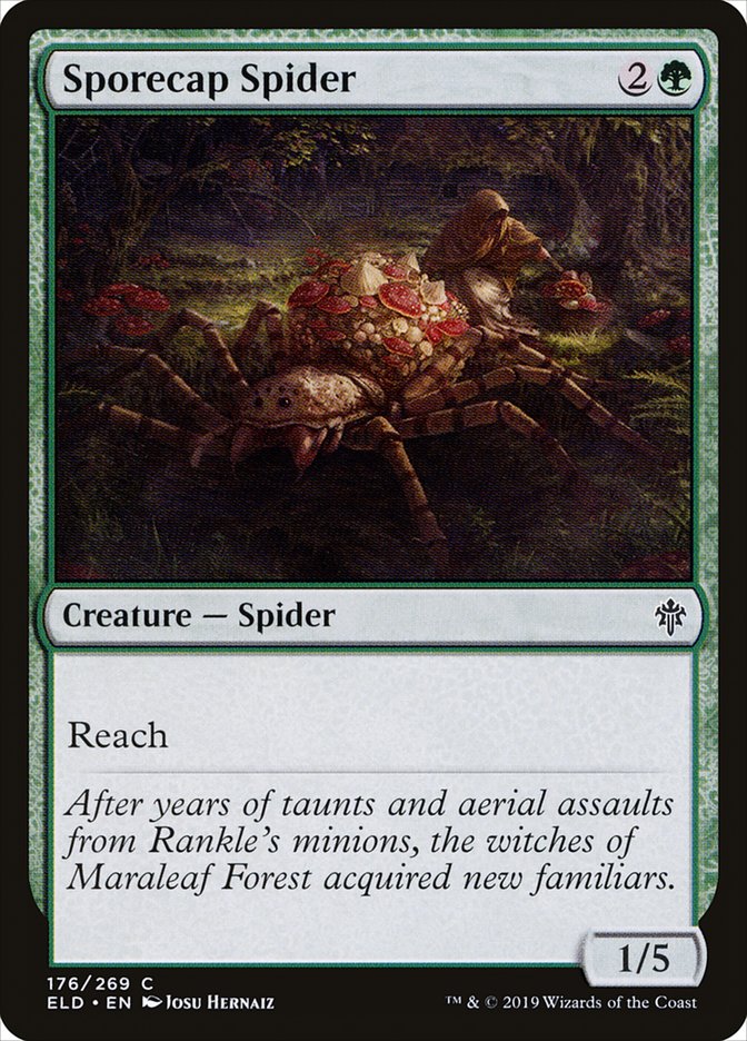 Sporecap Spider [Throne of Eldraine] (176)