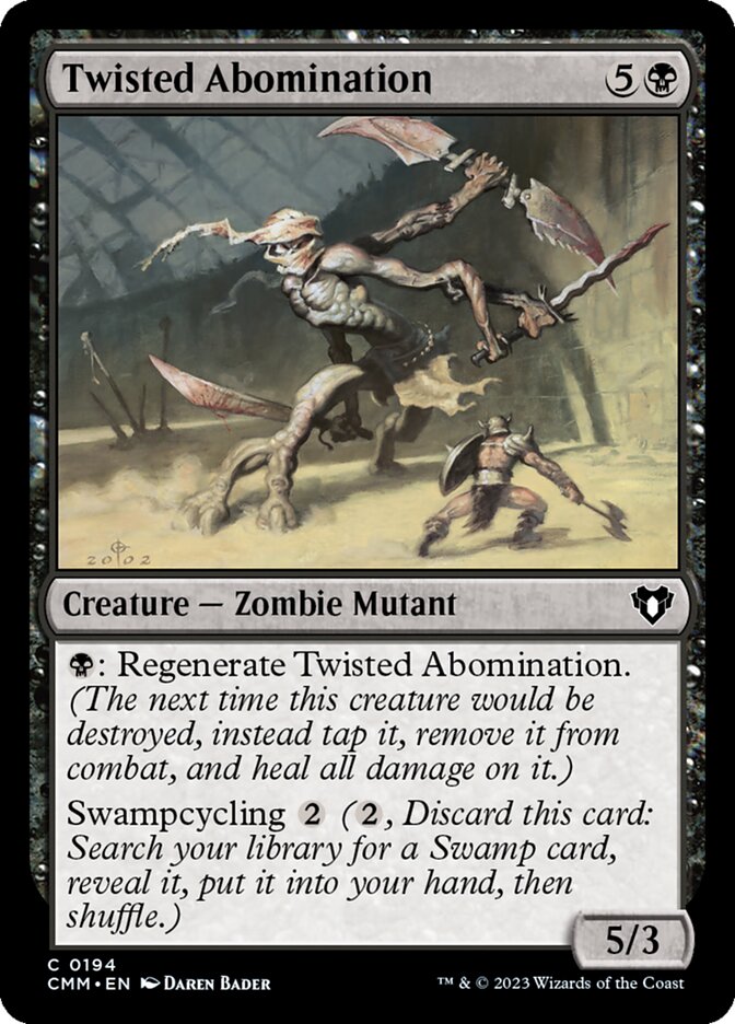 Twisted Abomination [Commander Masters] (194)