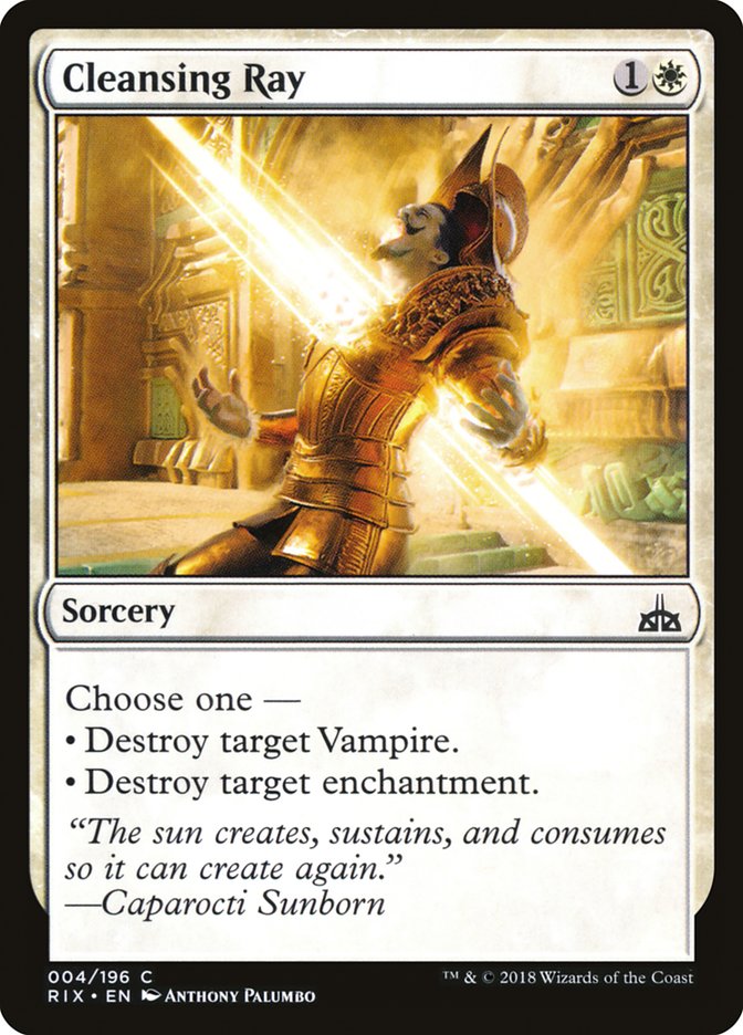 Cleansing Ray [Rivals of Ixalan] (4)