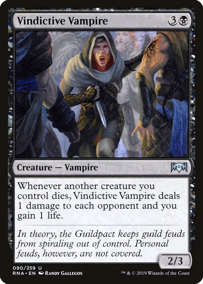 Vindictive Vampire [Ravnica Allegiance] (90)