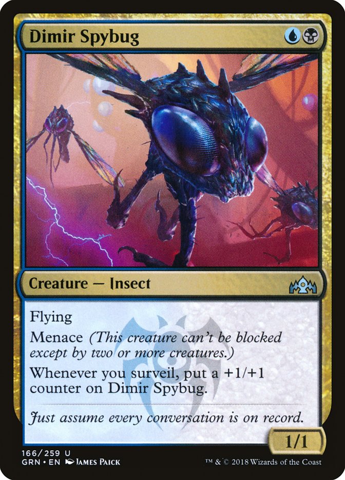 Dimir Spybug [Guilds of Ravnica] (166)