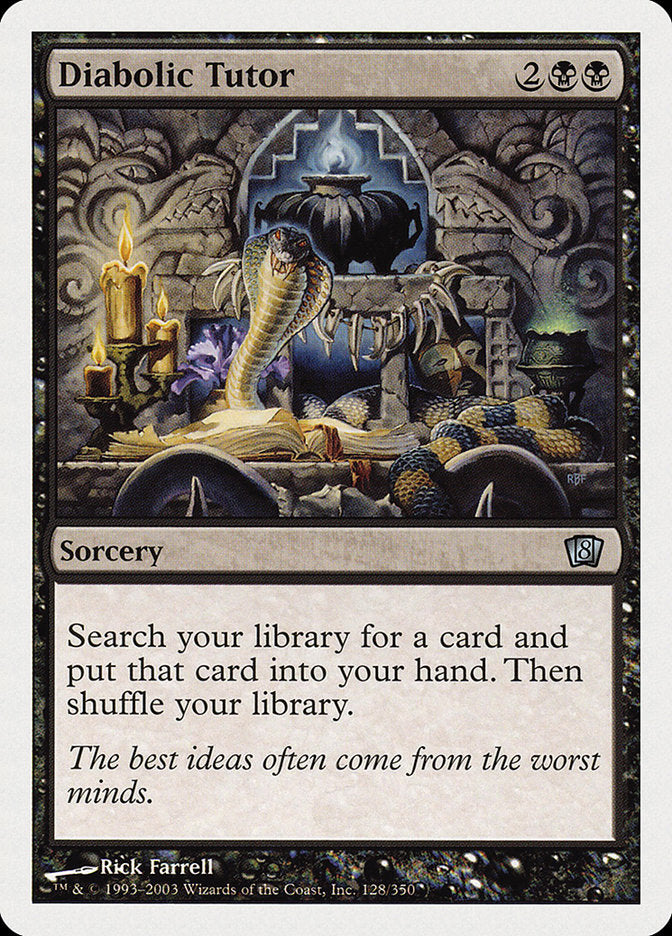 Diabolic Tutor [Eighth Edition] (128)