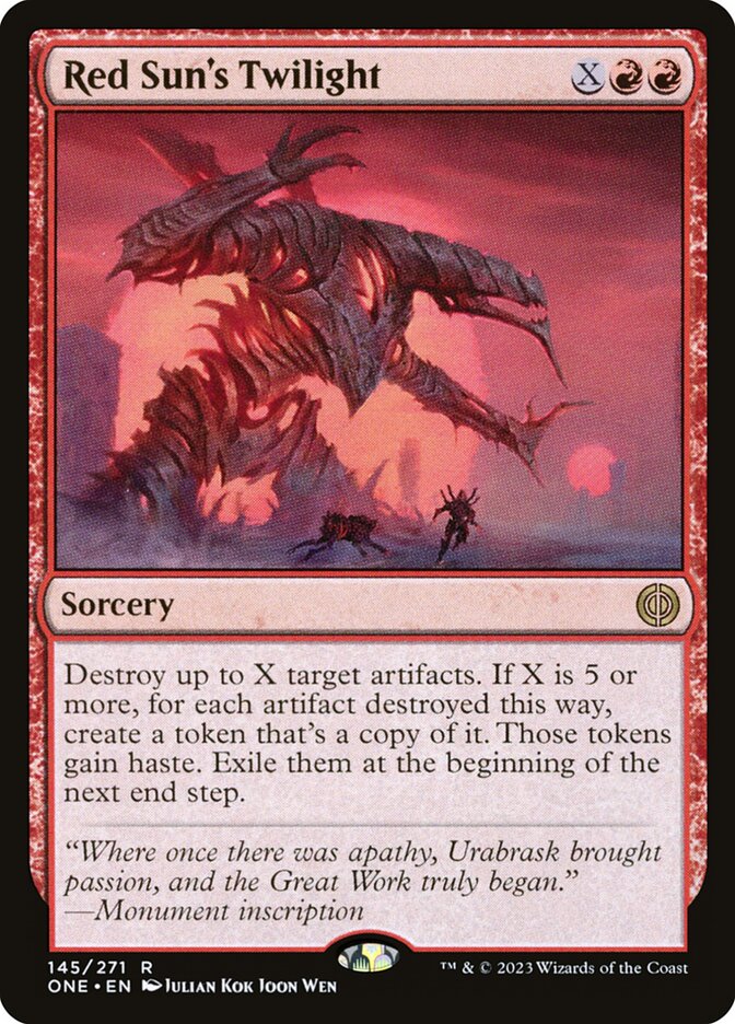 Red Sun's Twilight [Phyrexia: All Will Be One] (145)