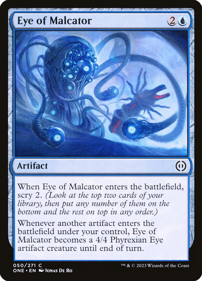 Eye of Malcator [Phyrexia: All Will Be One] (50)