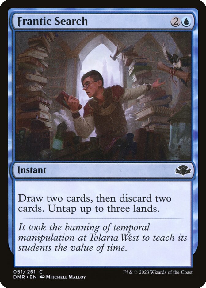 Frantic Search [Dominaria Remastered] (51)