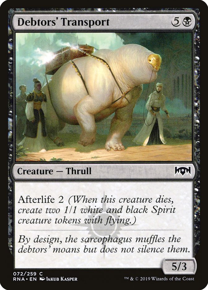 Debtors' Transport [Ravnica Allegiance] (72)