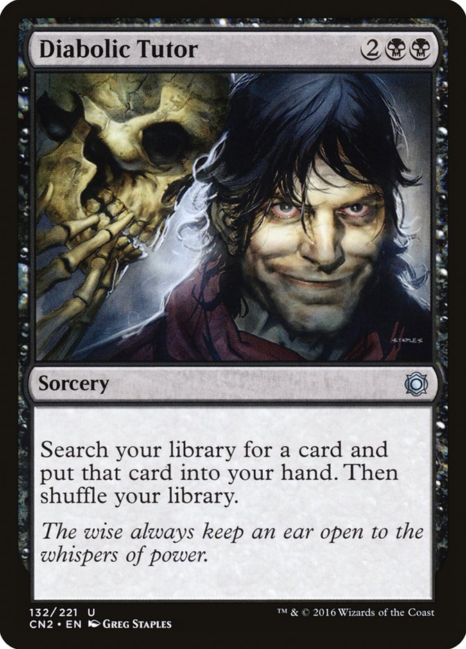 Diabolic Tutor [Conspiracy: Take the Crown] (132)