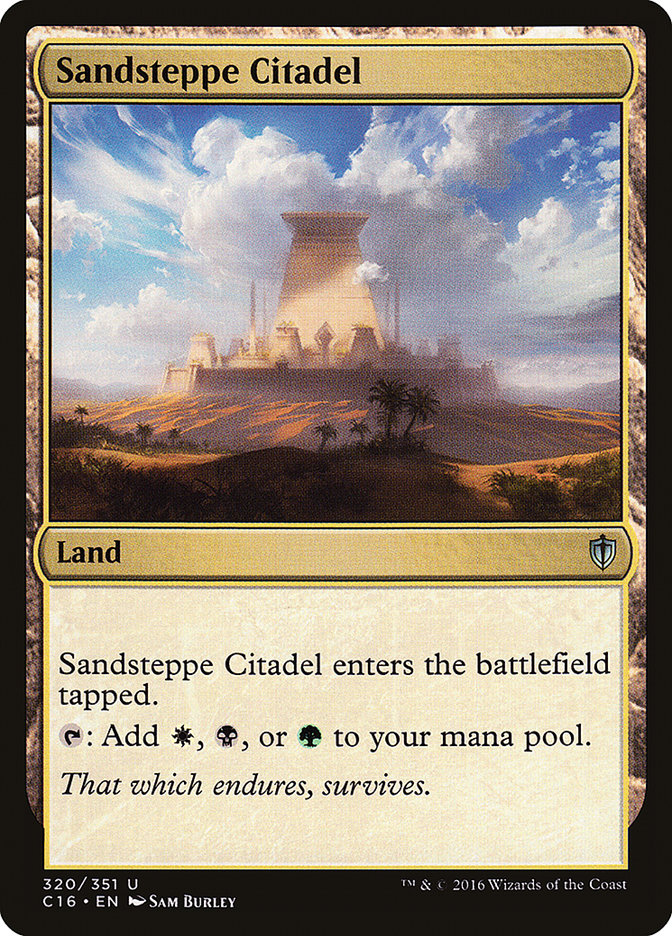 Sandsteppe Citadel [Commander 2016] (320)