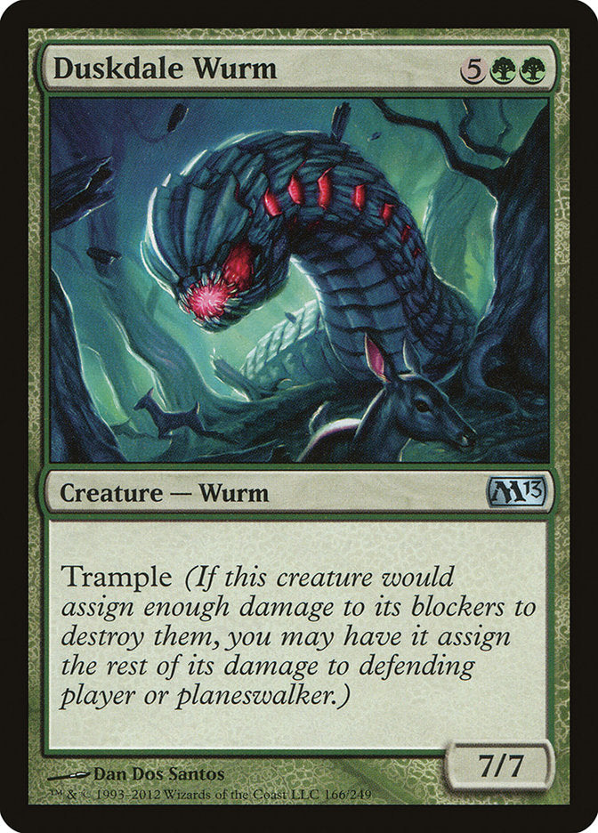 Duskdale Wurm [Magic 2013] (166)