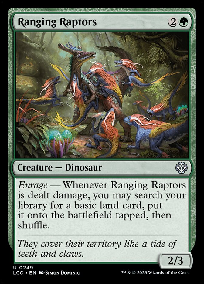 Ranging Raptors [The Lost Caverns of Ixalan Commander] (249)