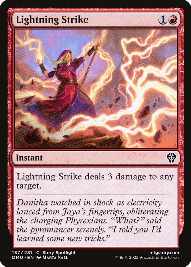Lightning Strike [Dominaria United] (137)