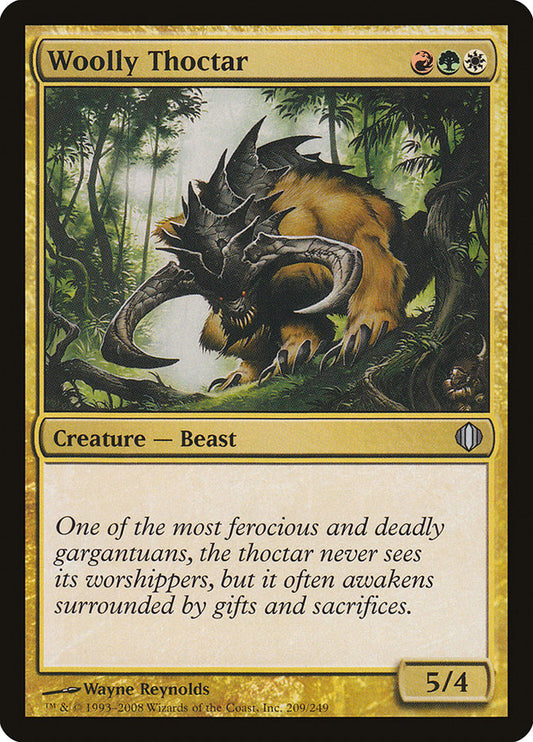 Woolly Thoctar [Shards of Alara] (209)