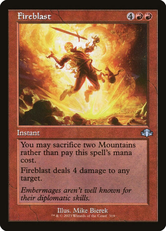 Fireblast [Dominaria Remastered] (319)