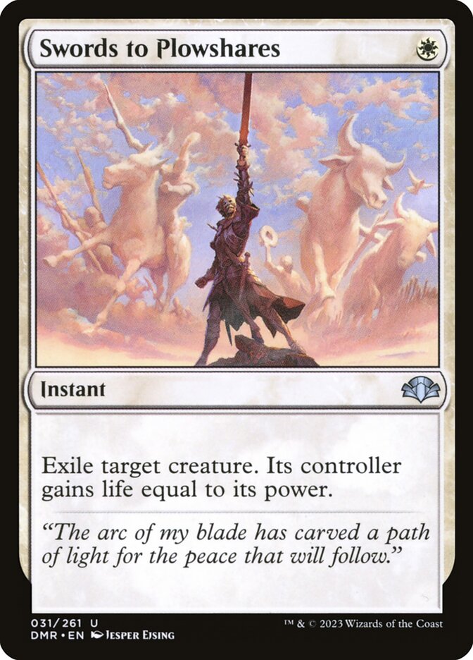 Swords to Plowshares [Dominaria Remastered] (31)