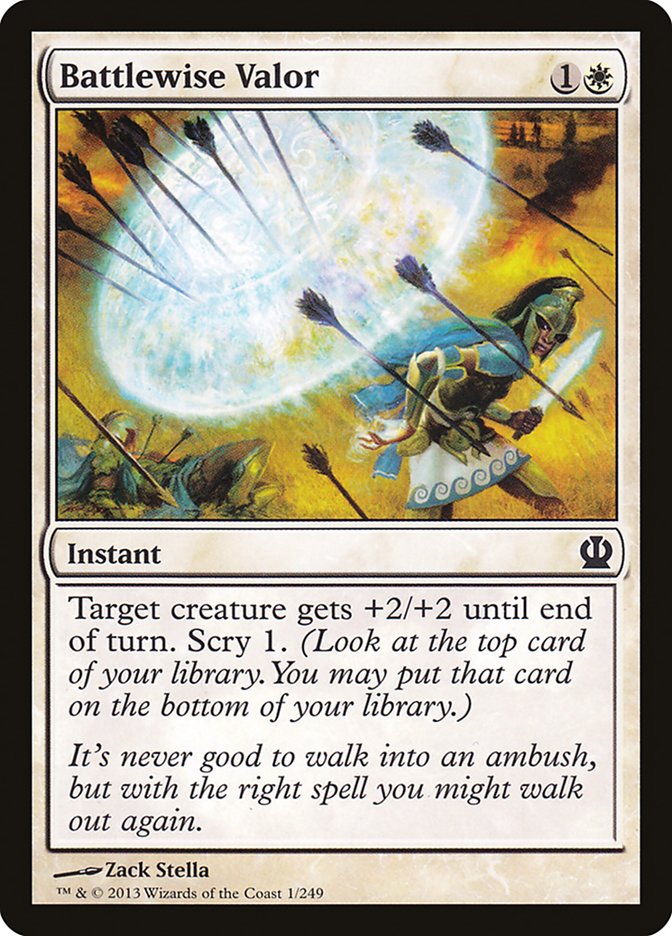 Battlewise Valor [Theros] (1)