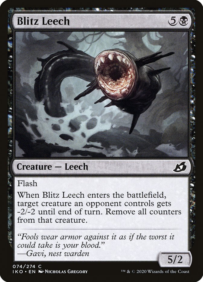 Blitz Leech [Ikoria: Lair of Behemoths] (74)