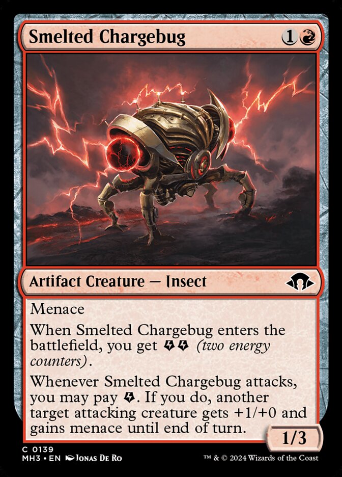 Smelted Chargebug [Modern Horizons 3] (139)