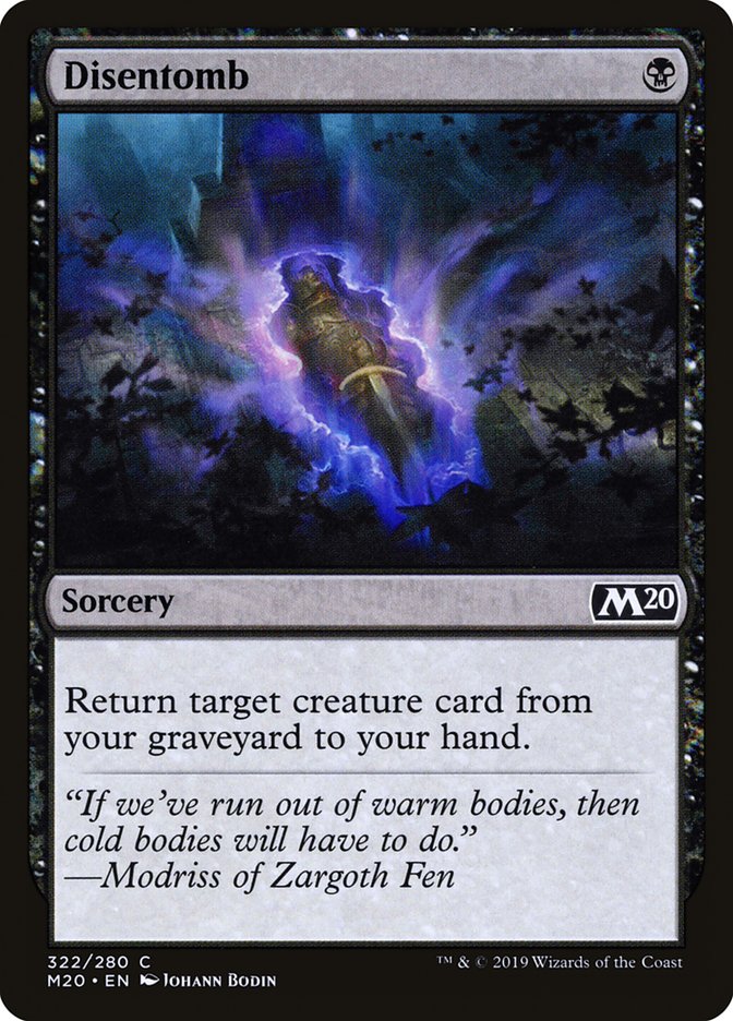 Disentomb [Core Set 2020] (322)