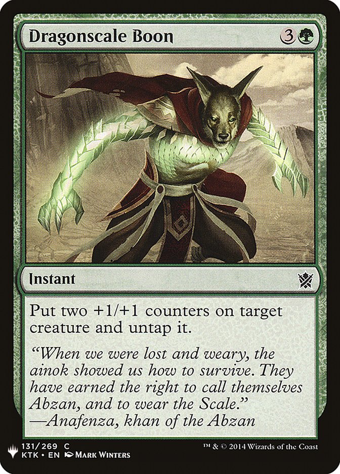 Dragonscale Boon [The List] (KTK-131)