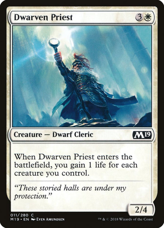Dwarven Priest [Core Set 2019] (11)