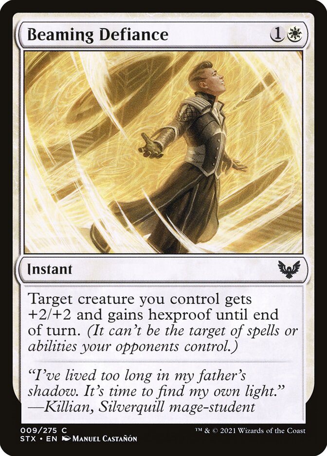 Beaming Defiance [Strixhaven: School of Mages] (9)