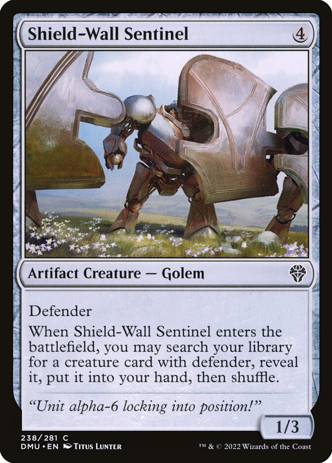 Shield-Wall Sentinel [Dominaria United] (238)