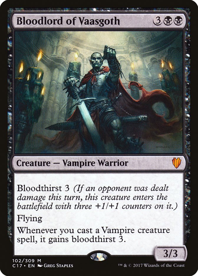 Bloodlord of Vaasgoth [Commander 2017] (102)